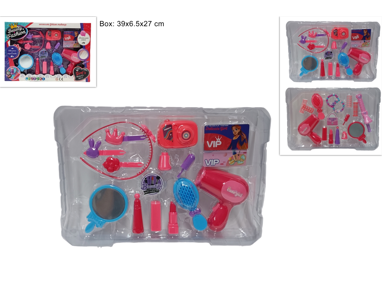 KIT TRUCCO CON ACCESSORI ASS. DTO23002091