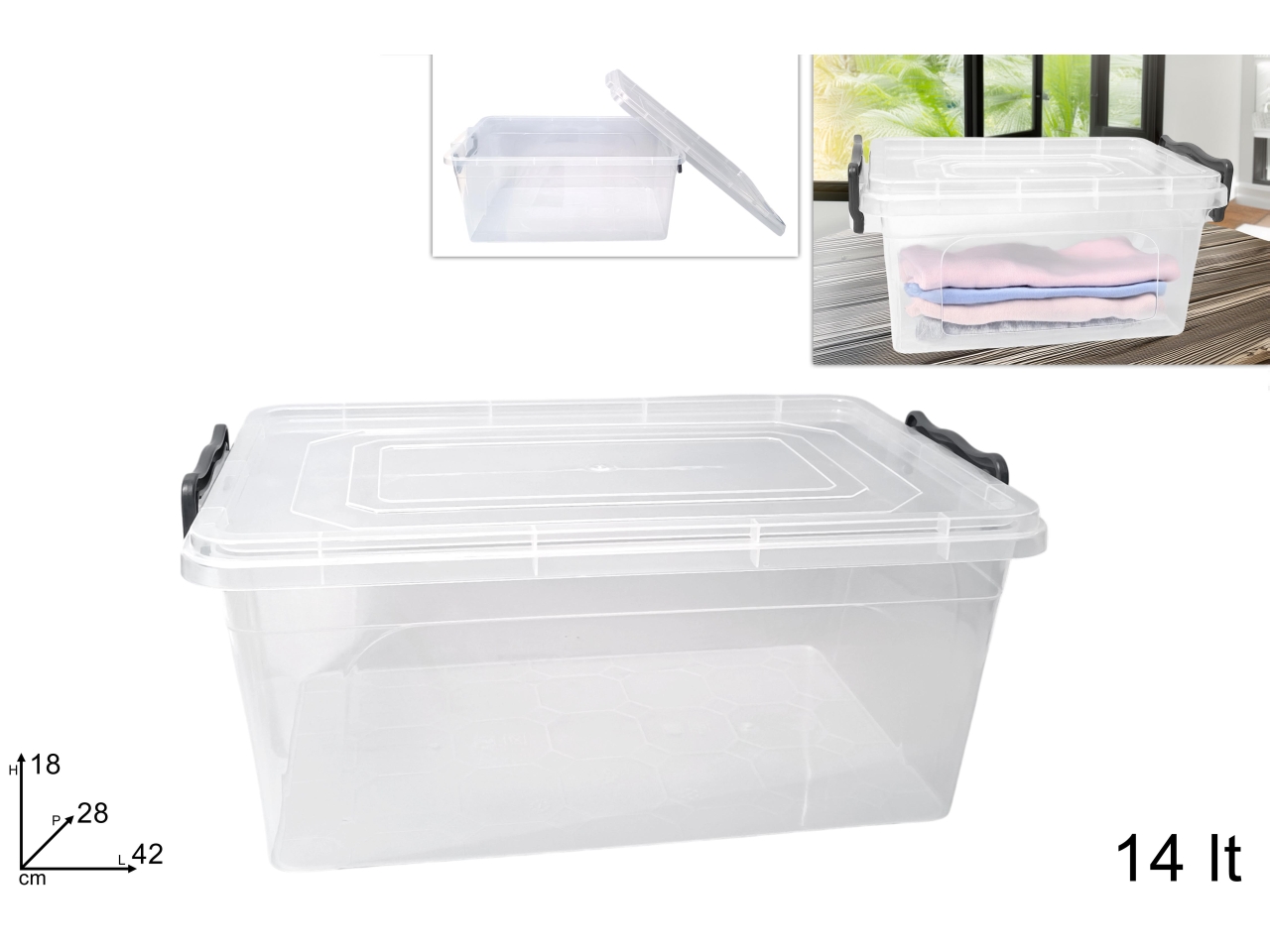 CONTENITORE PLASTICA 14LT DEV25002531