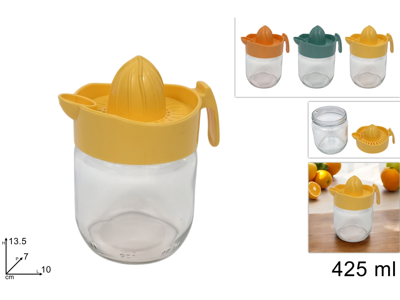 SPREMIAGRUMI VETRO 425ML ASS. DEV25003891