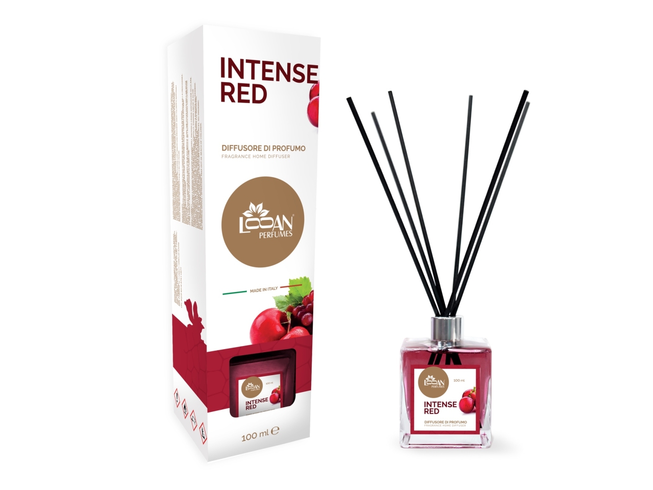 DIFFUSORE HOME FRAGRANCE 100ML INTENSE RED 1573 DIFFUSORE HOME FRAGRANCE 100ML INTENSE RED 1573