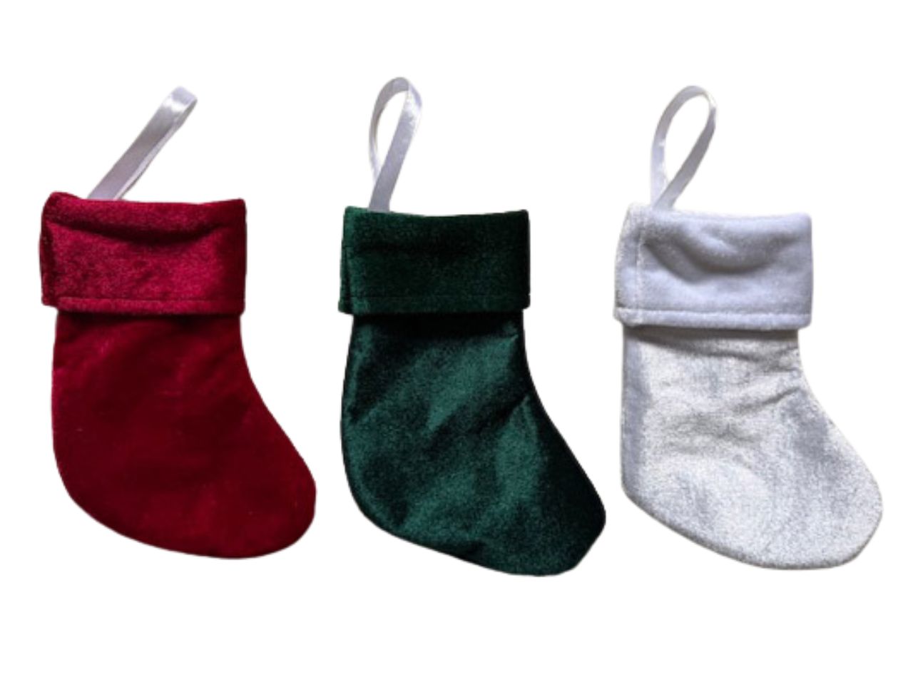 CALZINA VELLUTO 18CM IN VELLUTO TINTA UNITA 318