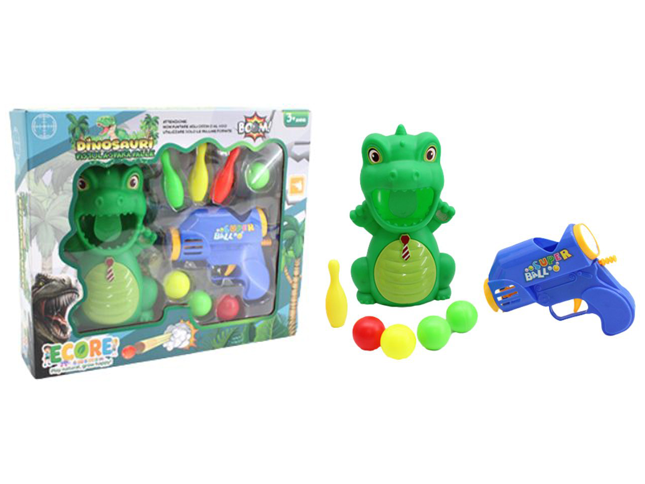 PISTOLA SPARA PALLE DINOSAURI