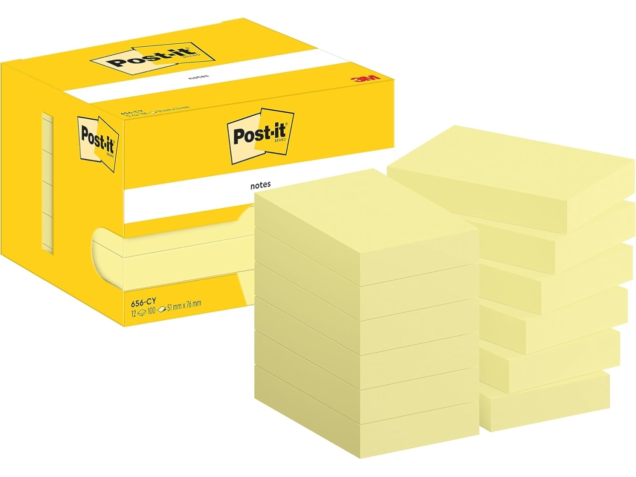POST-IT 51X76MM GIALLO 12PZ 7100290170
