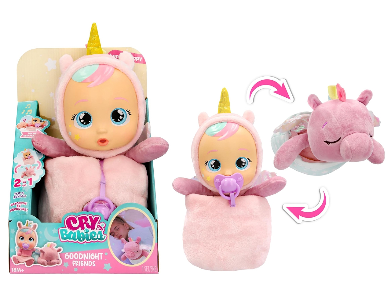 CRY BABIES GOODNIGHT FRIENDS LUNA POPPY 929586 CRY BABIES GOODNIGHT FRIENDS LUNA POPPY 929586