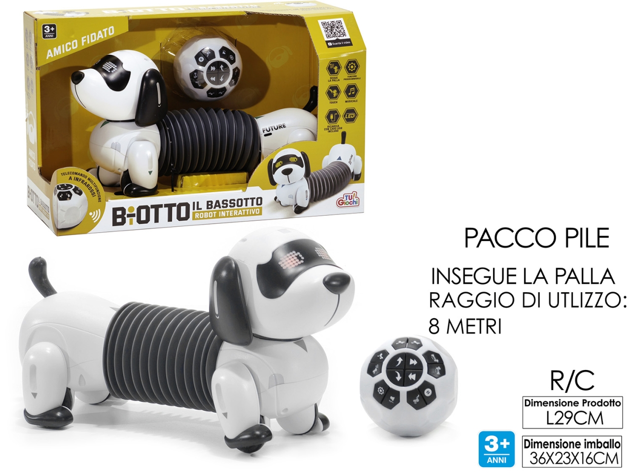 BIOTTO IL BASSOTTO-ROBOT INTERATTIVO 122713