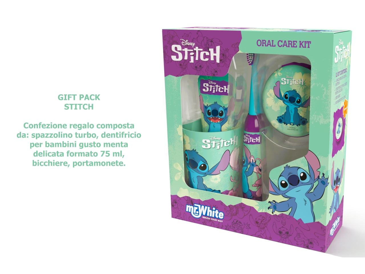 STITCH GIFT SET C/PORTAMONETE RBGS058