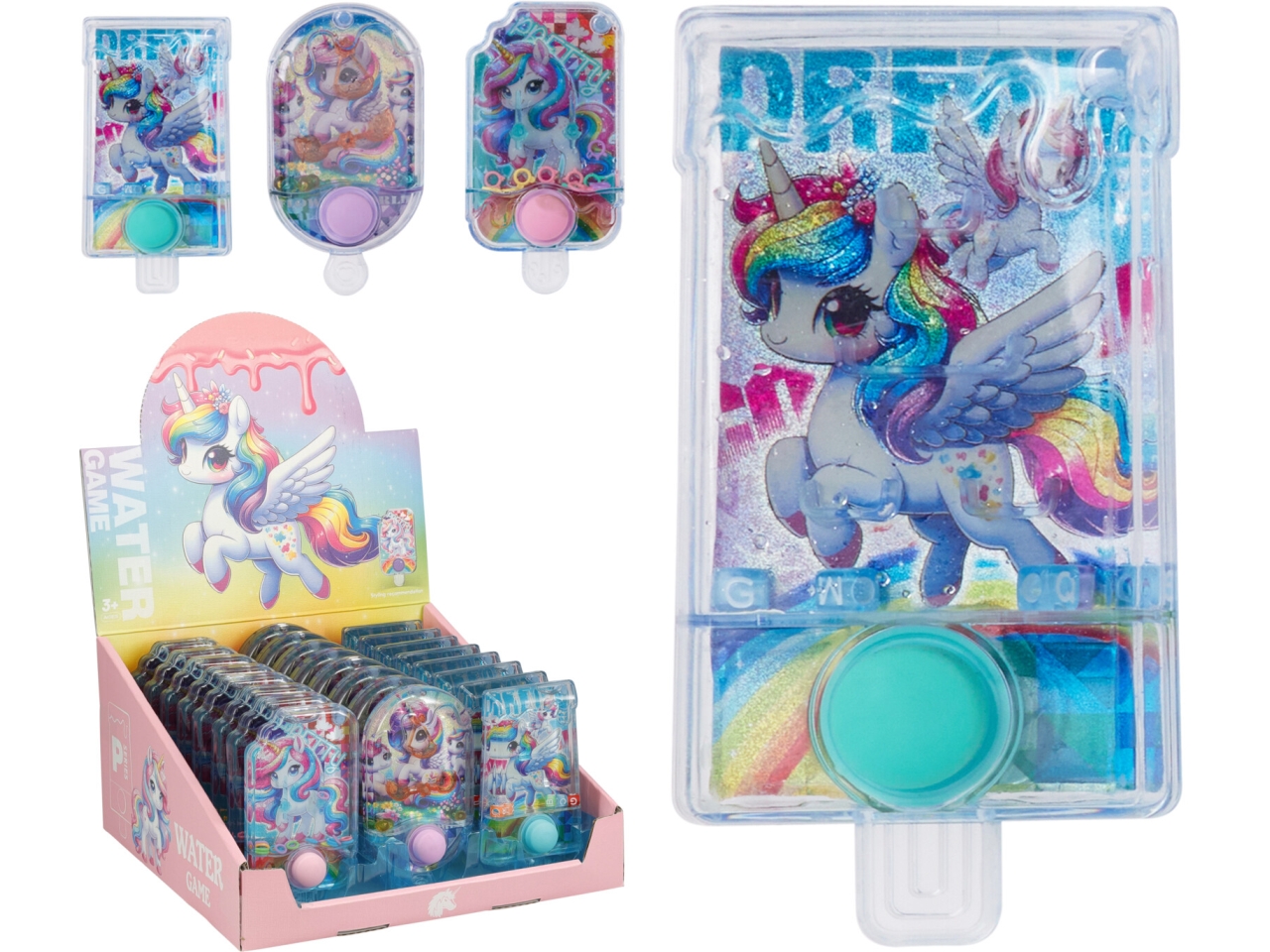 GIOCO ACQUATICO UNICORNO 12CM ASS. S34495430