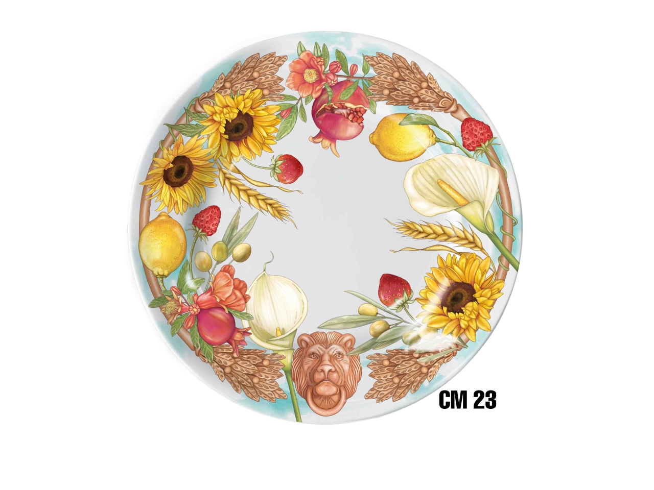 TERRACOTTA PIATTO PIANO MELAMINA 23CM ME-1644-2750