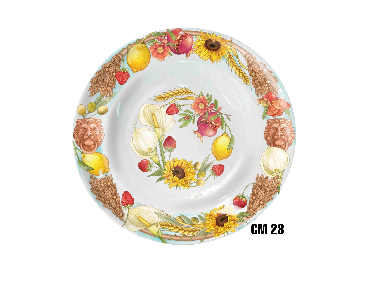 TERRACOTTA PIATTO FONDO MELAMINA 23CM ME-1644-2752