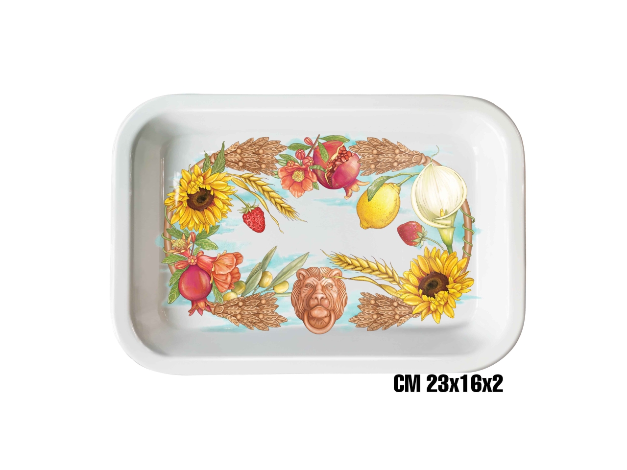 TERRACOTTA VASSOIO MELAMINA 23X16XCM ME-1644-2776