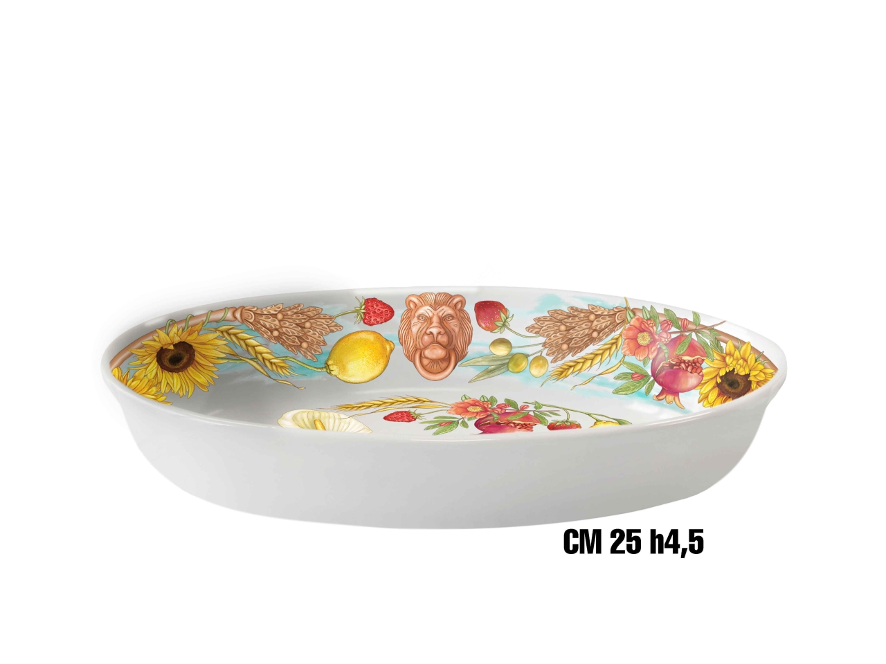 TERRACOTTA OVALINO MELAMINA25XH.4,5CM ME-1644-2780