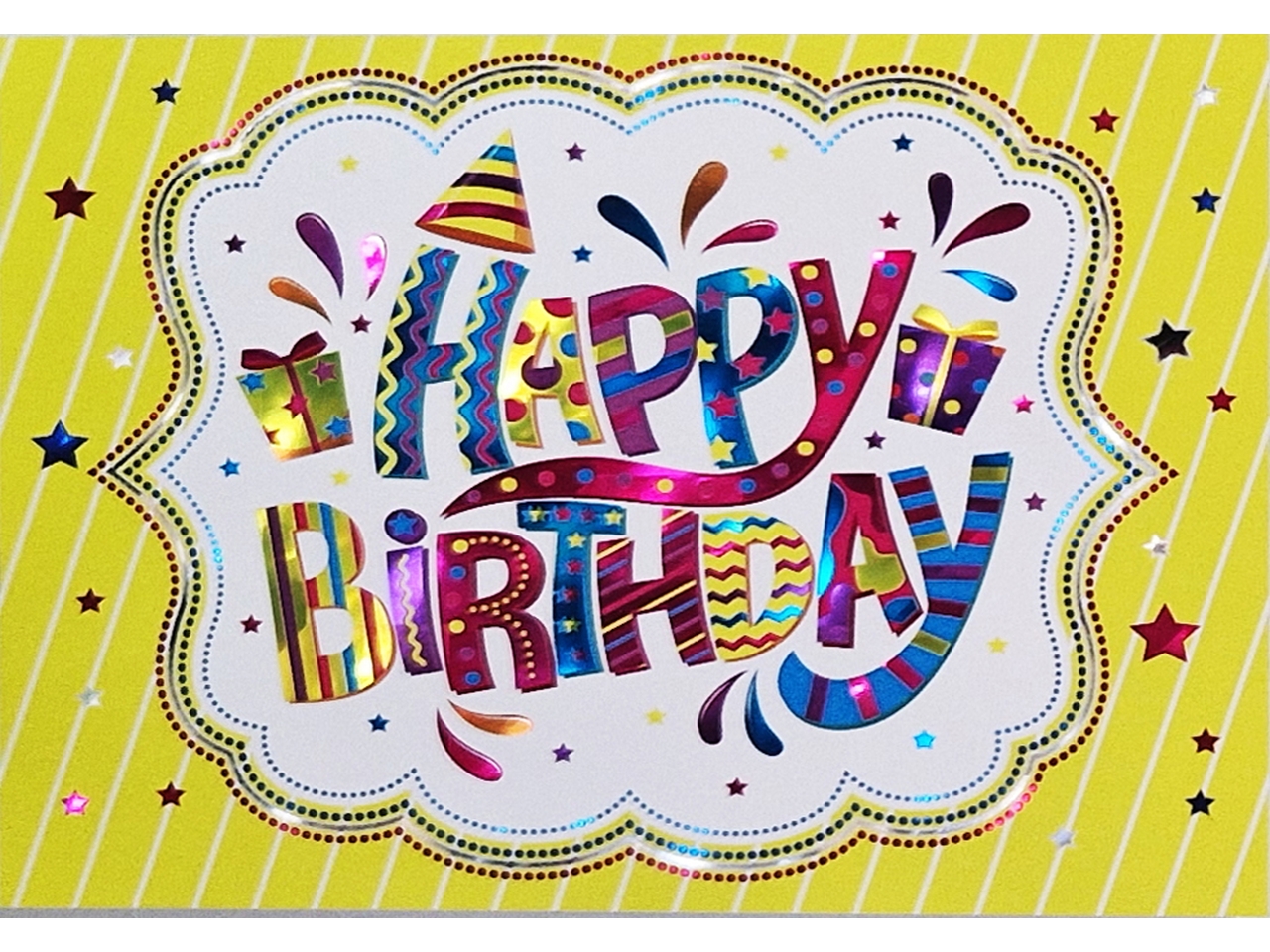 BIGLIETTO BUON COMPLEANNO FLASHCARD 061