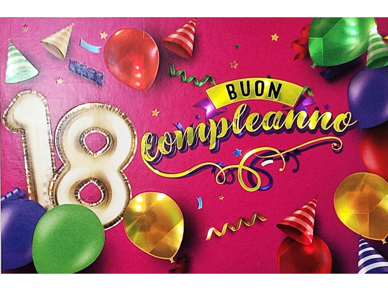 BIGLIETTO 18ANNI FLASHCARD 091