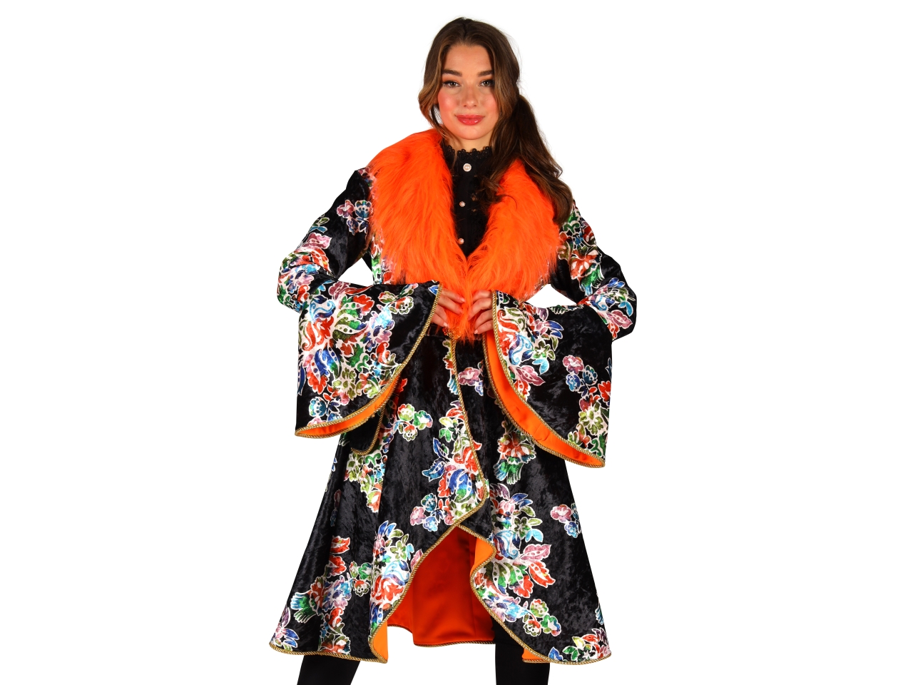 COSTUME GIACCA C/COLLO ARANCIO TG.M 4118-1200-000M