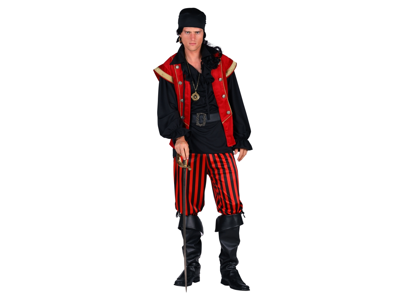 COSTUME PIRATA BARBANERA TG.L 3835-9900-000L