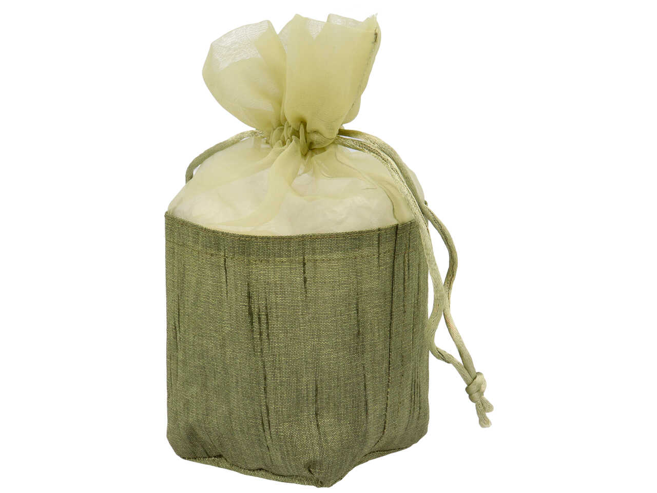 SACCHETTO ORGANZA VERDE