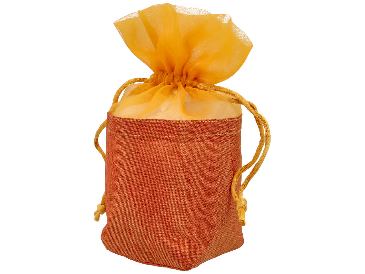 SACCHETTO ORGANZA ARANCIONE