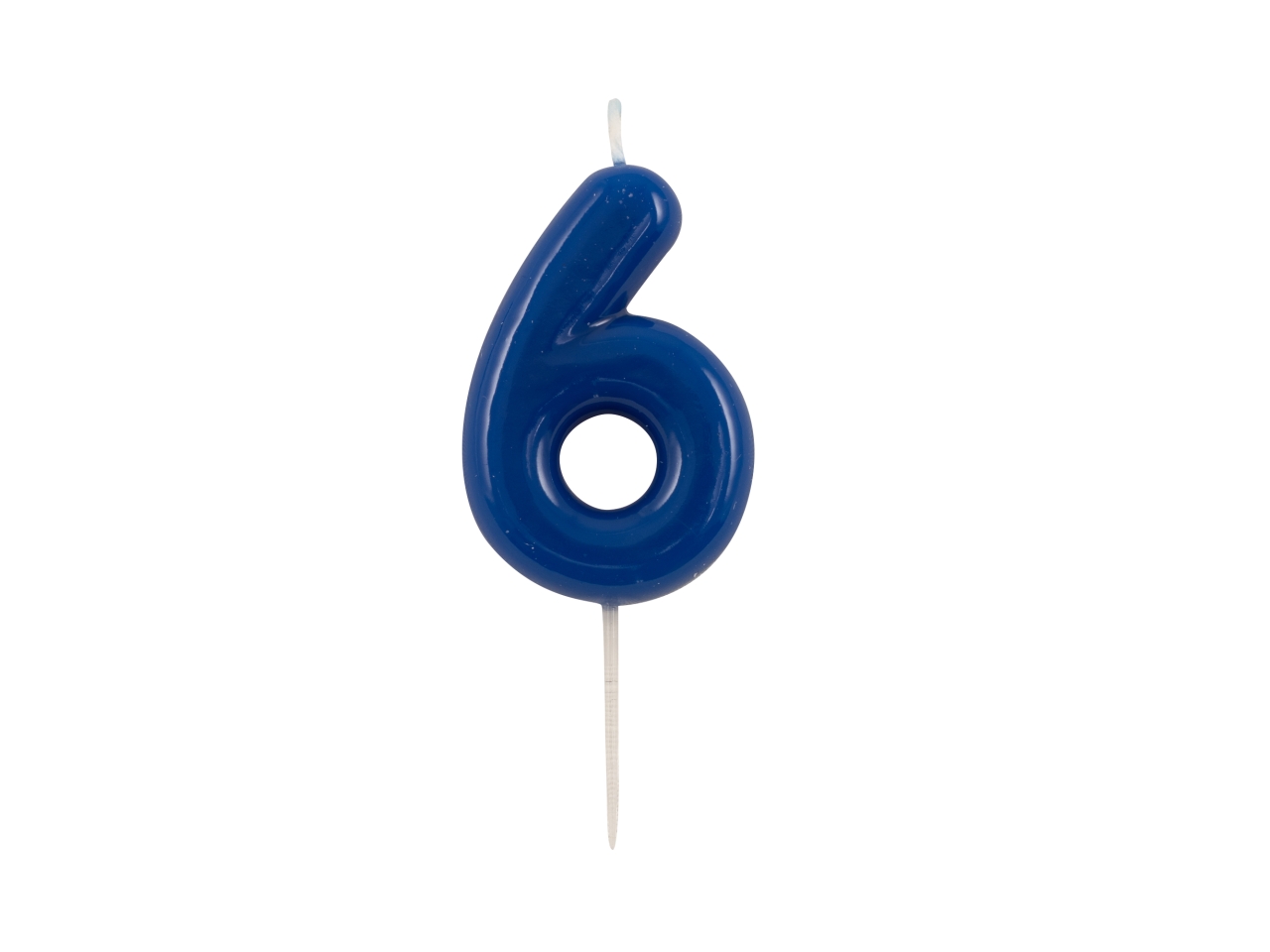 CANDELINA GLOSSY 10,5CM N.6BLU 2253126