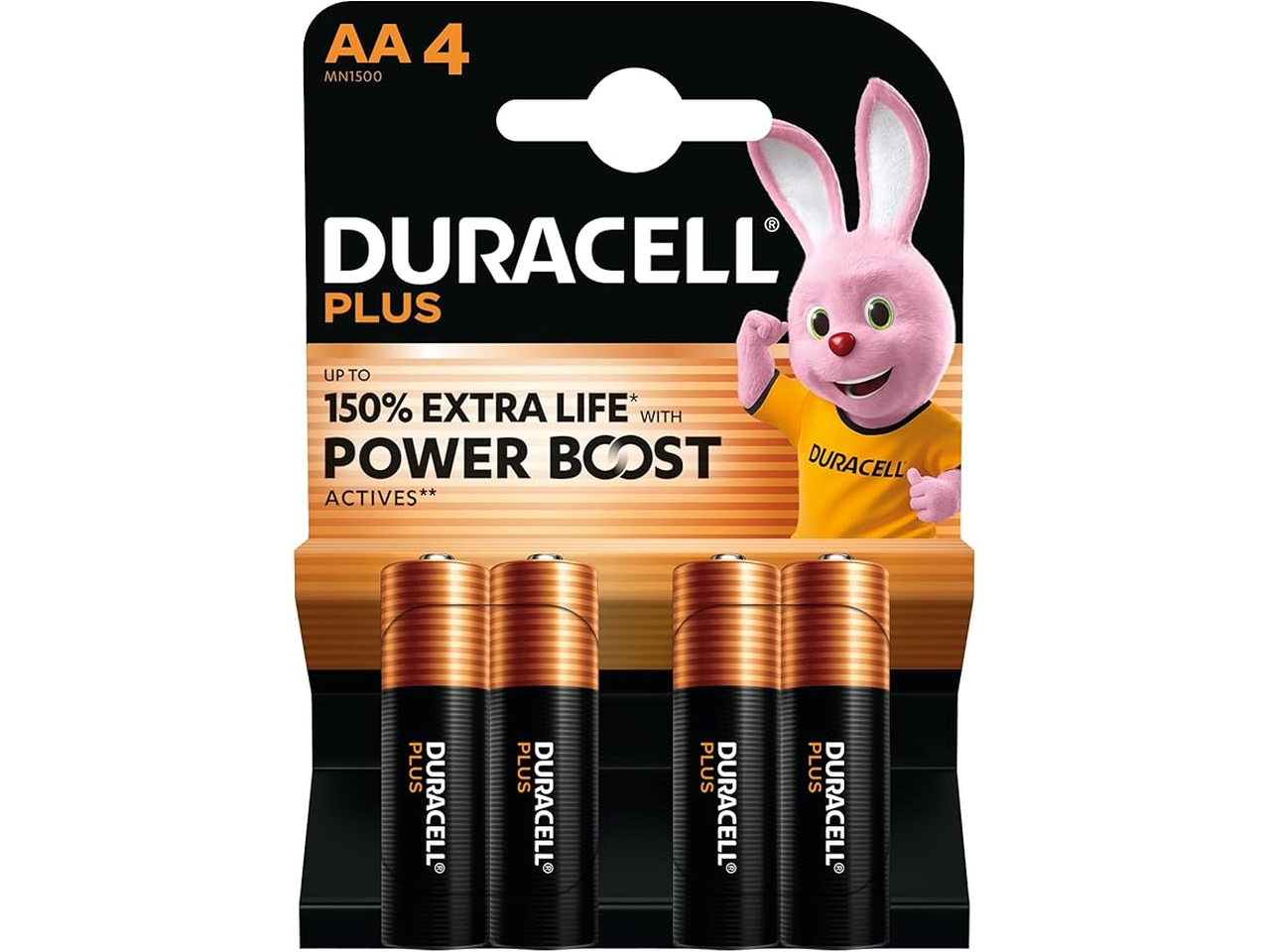 DURACELL PLUS POWERBOOST AA B4 5019102