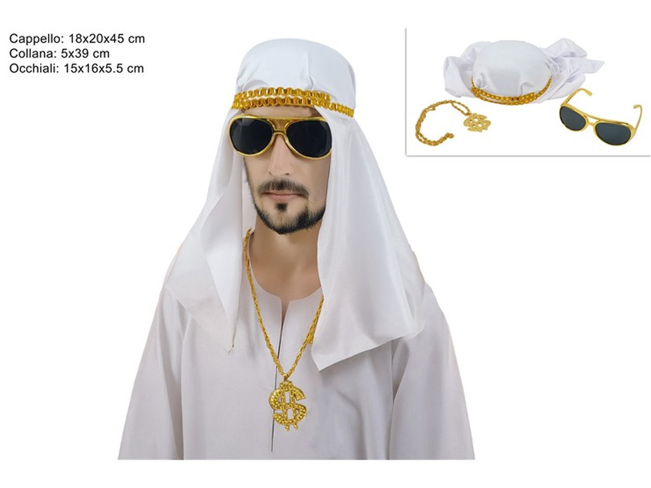 CAPPELLO SCEICCO C/ACCESSORIXCA25000861 CAPPELLO SCEICCO C/ACCESSORIXCA25000861