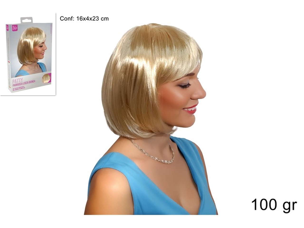 PARRUCCA CASCHETTO BIONDA XCA11000521