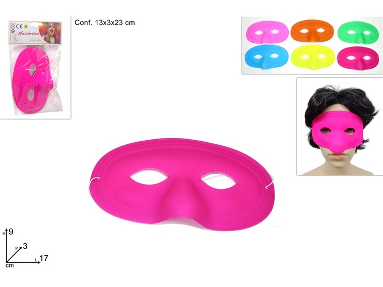 MASCHERINA FLUO ASS. XCA13001041