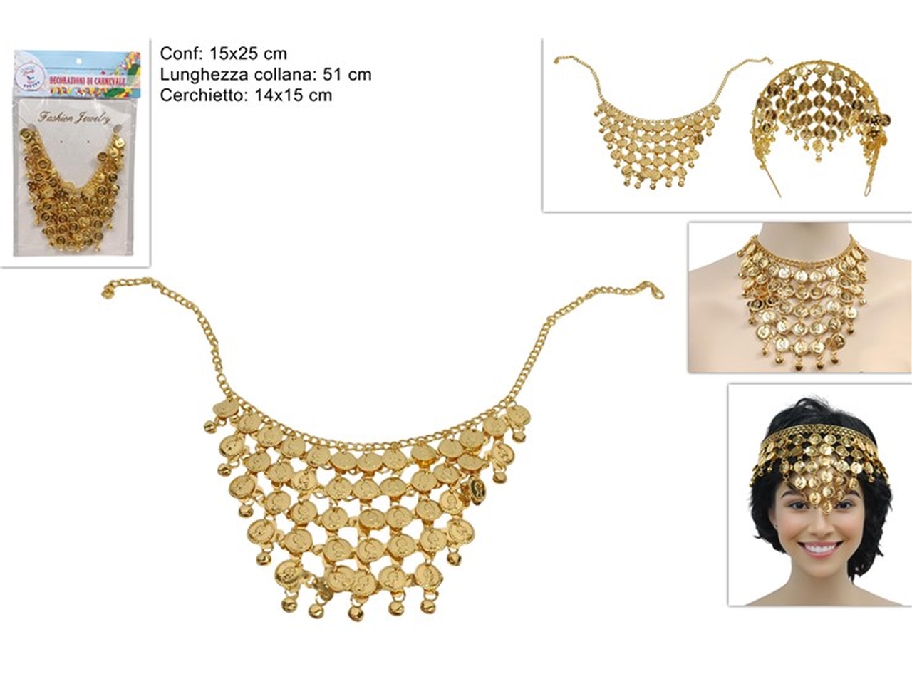 COLLANA/CERCHIETTO ORO ASS. XCA25000341