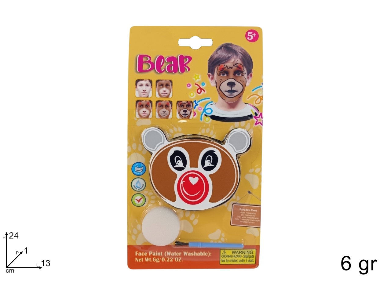 TRUCCO VISO ORSETTO XCA25001241