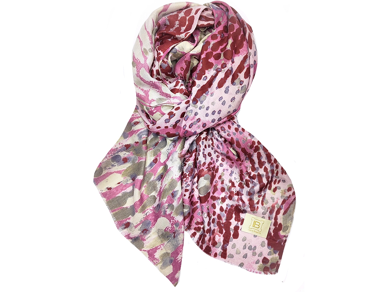 SCIARPA MACCHIE FUCSIA 90X180CM100%PL LB25W214-65 SCIARPA MACCHIE FUCSIA 90X180CM100%PL LB25W214-65