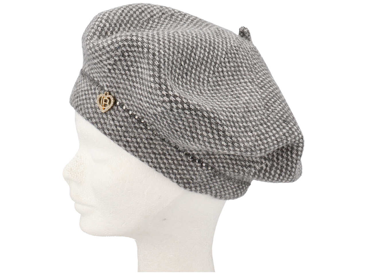 CAPPELLO BASCO LUREX GRIGIO LB23W806-18