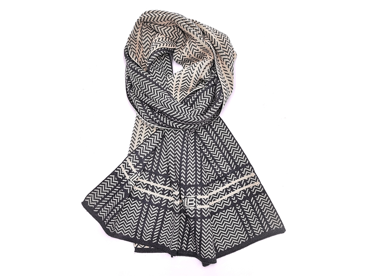 SCIARPA JACQARD RIGHE GRIGIO 30X180CM LB25W260-18 SCIARPA JACQARD RIGHE GRIGIO 30X180CM LB25W260-18