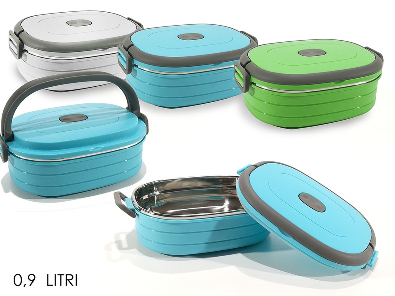 LUNCH BOX OVALE 0,9L 1 SCOMP.ASS 602405 LUNCH BOX OVALE 0,9L 1 SCOMP.ASS 602405