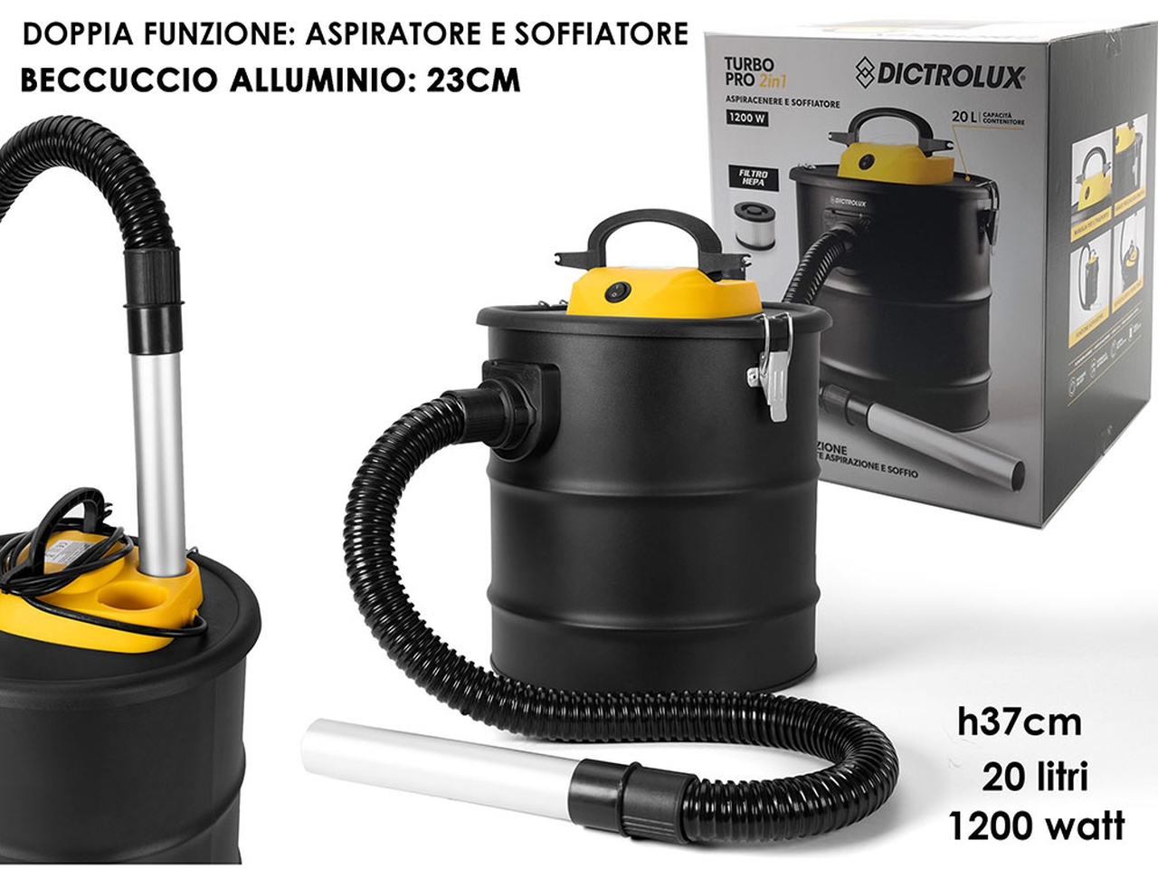 ASPIRACENERE TURBO 20LT 1200W 873099
