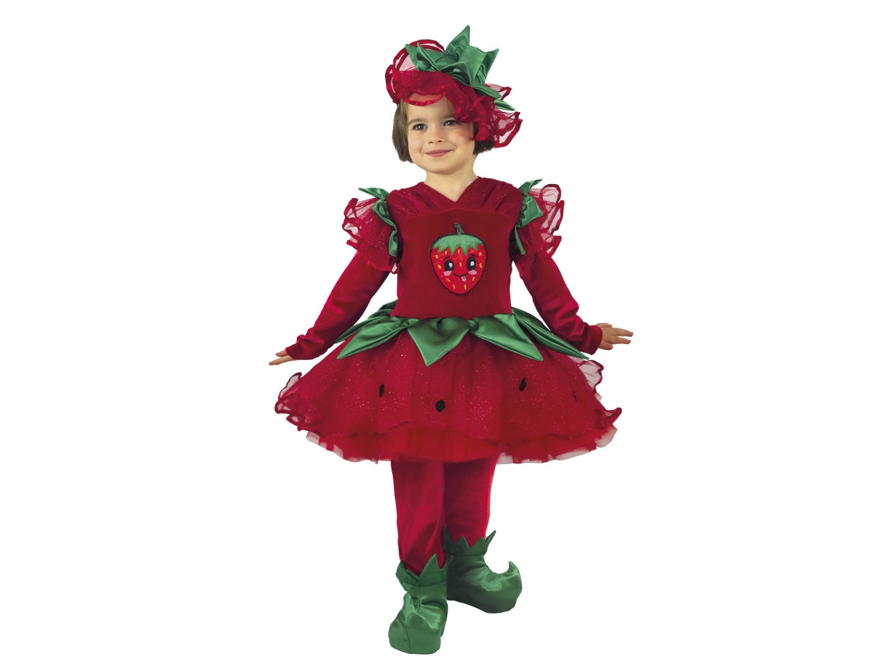 COSTUME FRAGOLETTA BABY 2/3 ANNI 58320