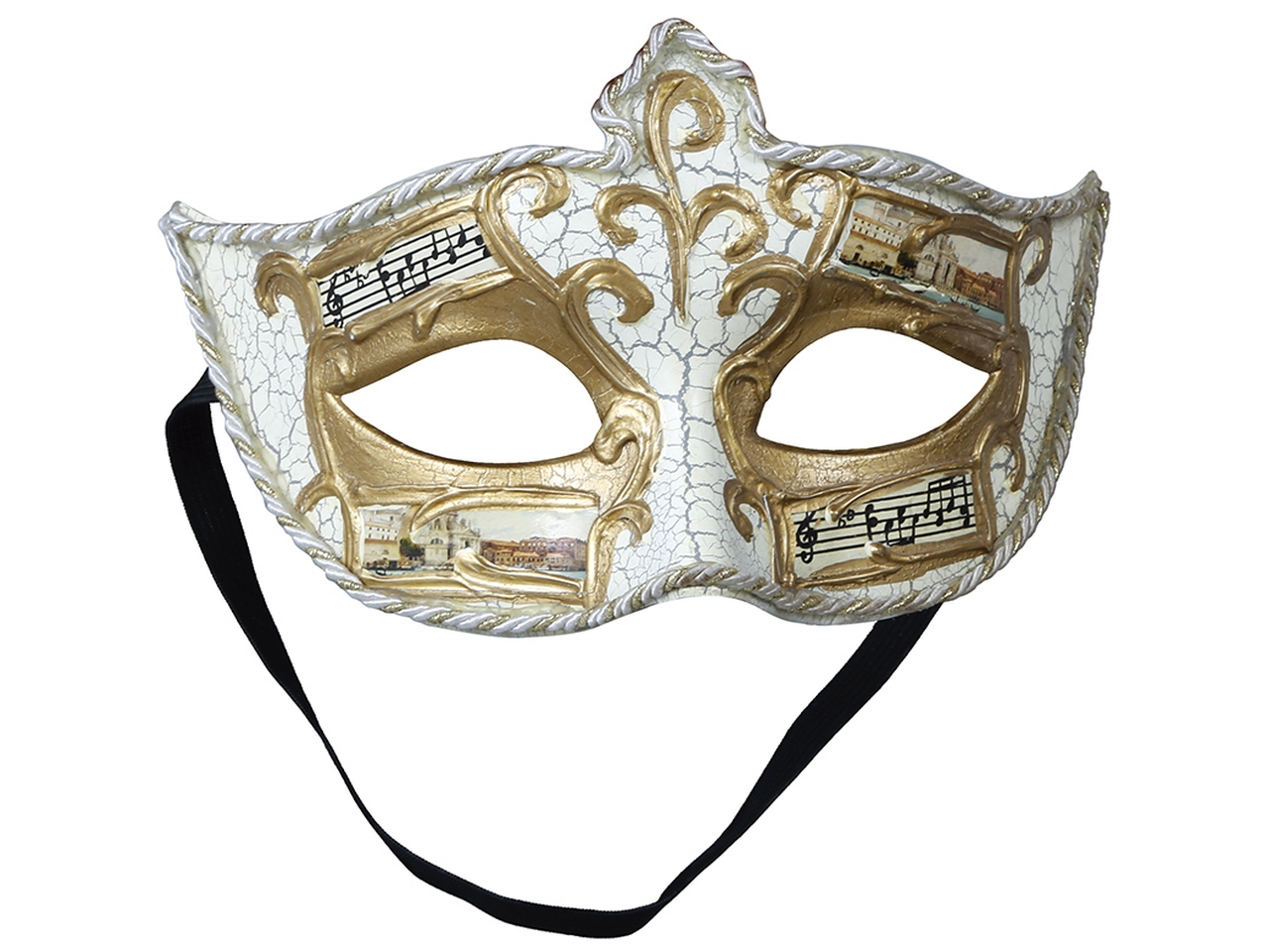 MASCHERINA VENEZIANA C/SPARTITO MUSICALE 12053