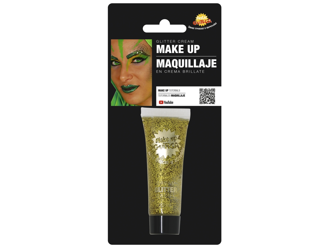 TUBETTO GLITTER PER CORPO 20ML ORO 15453