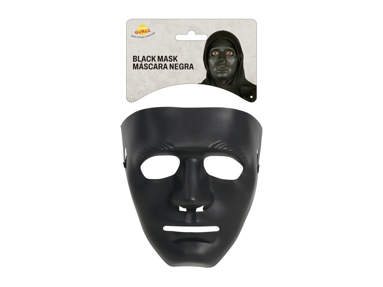 MASCHERA NERA PVC 2659