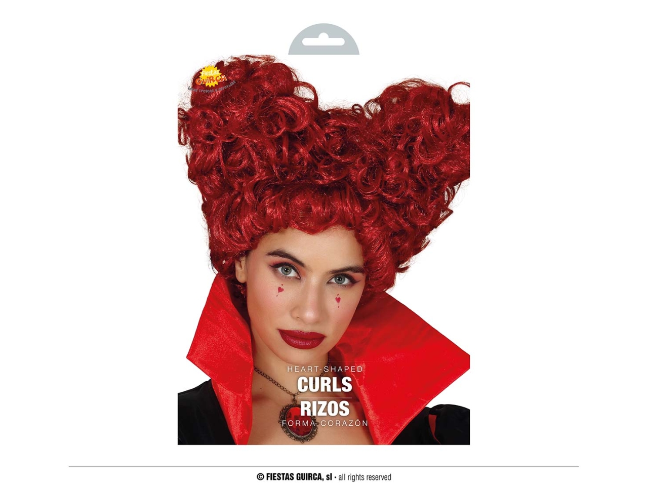 PARRUCCA DONNA CUORE ROSSA 4646