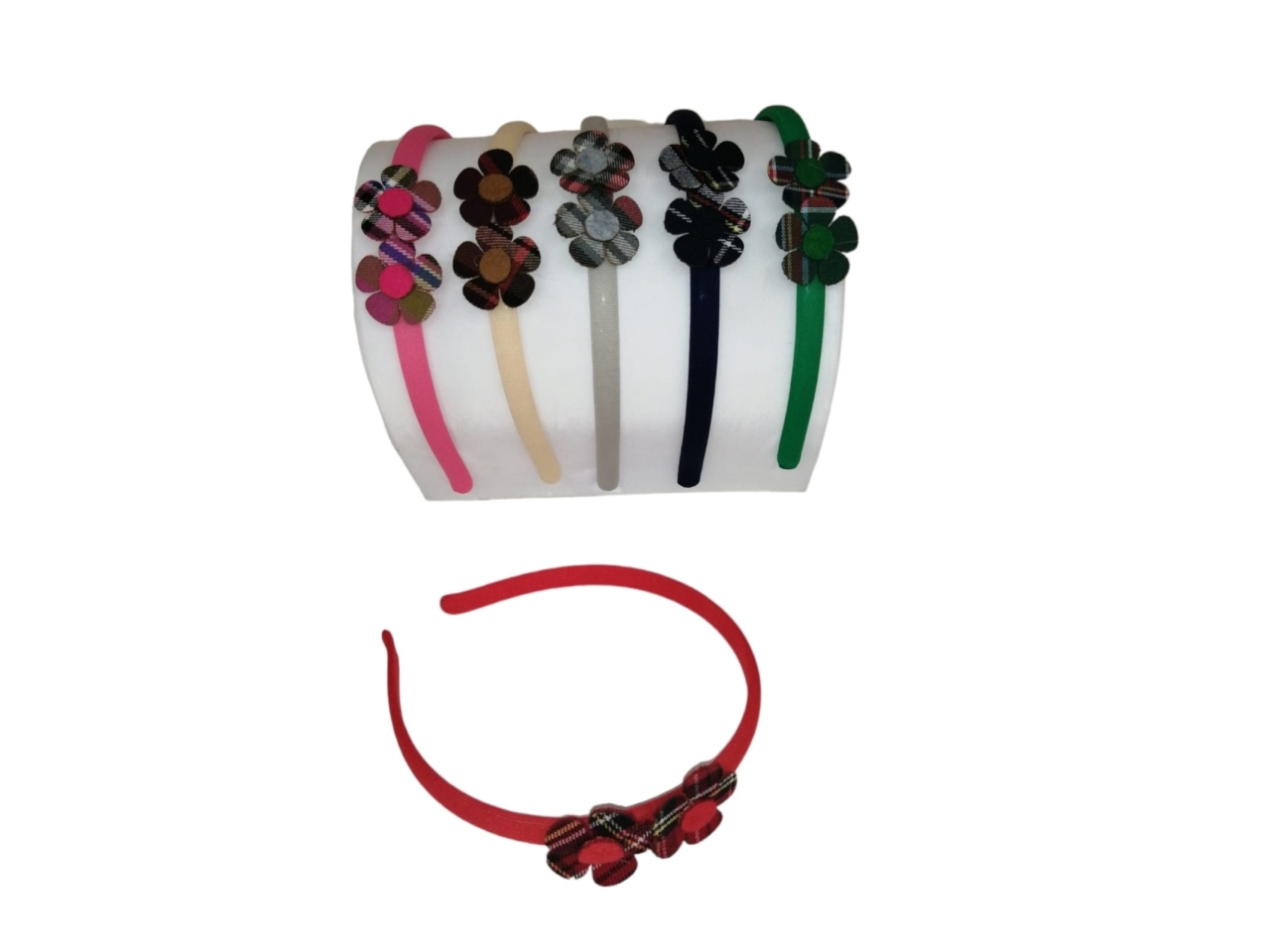 CERCHIETTO CON 2 FIORELLINI SCOZZESE DA-503/CE