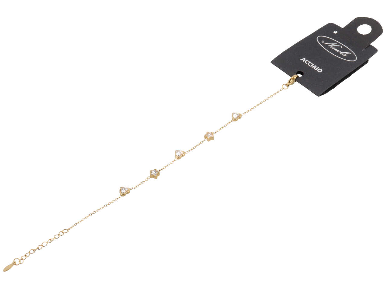 BRACCIALE C/CUORICINI E STELLE BRACCIALE C/CUORICINI E STELLE