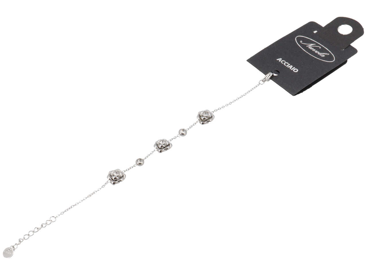 BRACCIALE 3ROSELLINE 3D E PUNTI LUCE BRACCIALE 3ROSELLINE 3D E PUNTI LUCE