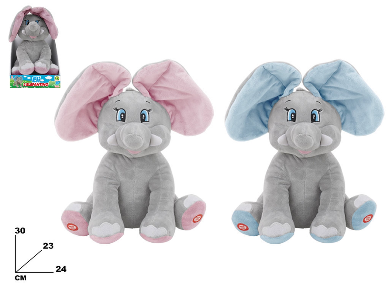 ELI L’ELEFANTINO CON SUONI E MOVIMENTO