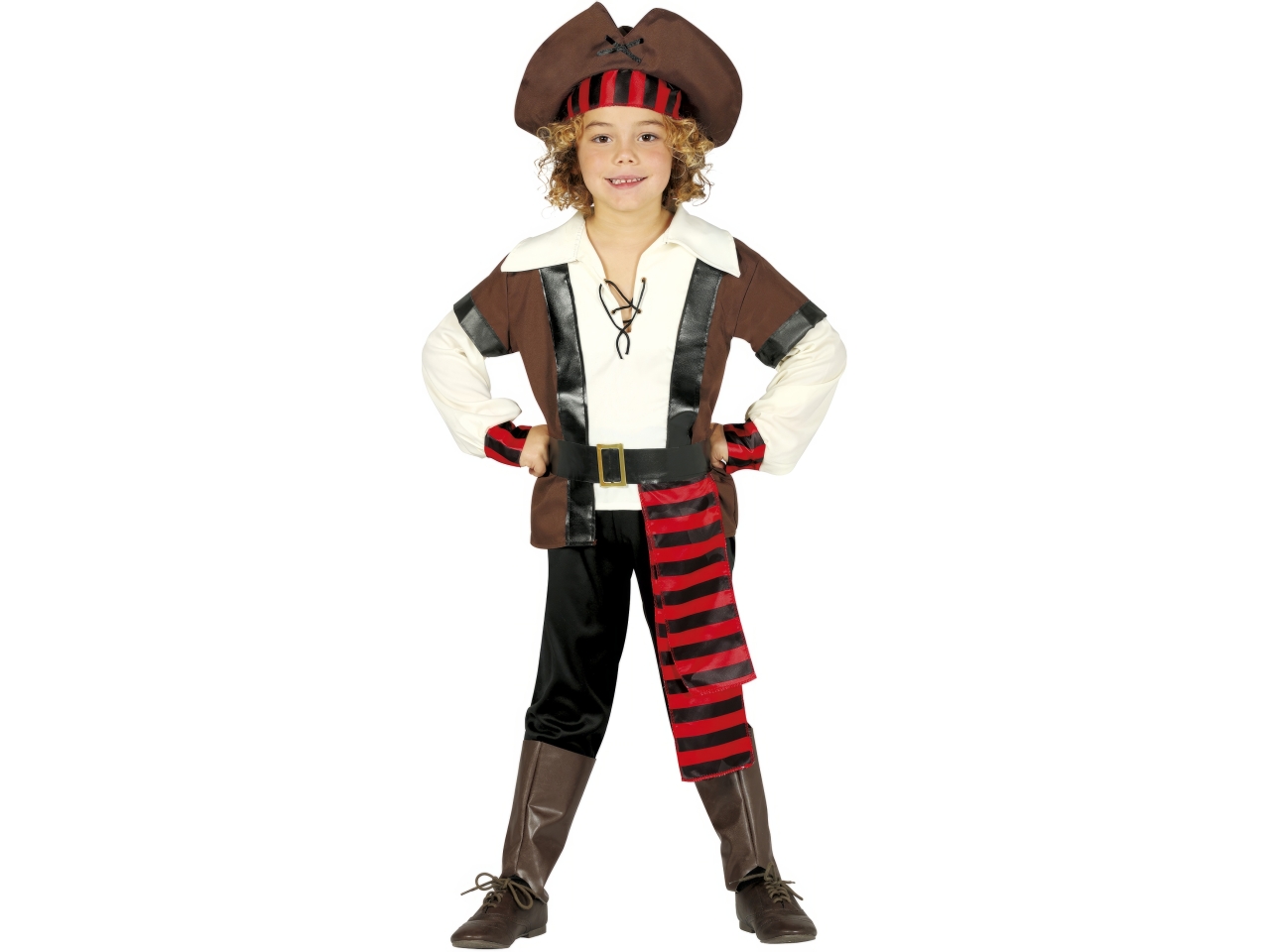 COSTUME PIRATA DEI SETTE MARI 7-9 ANNI 77901