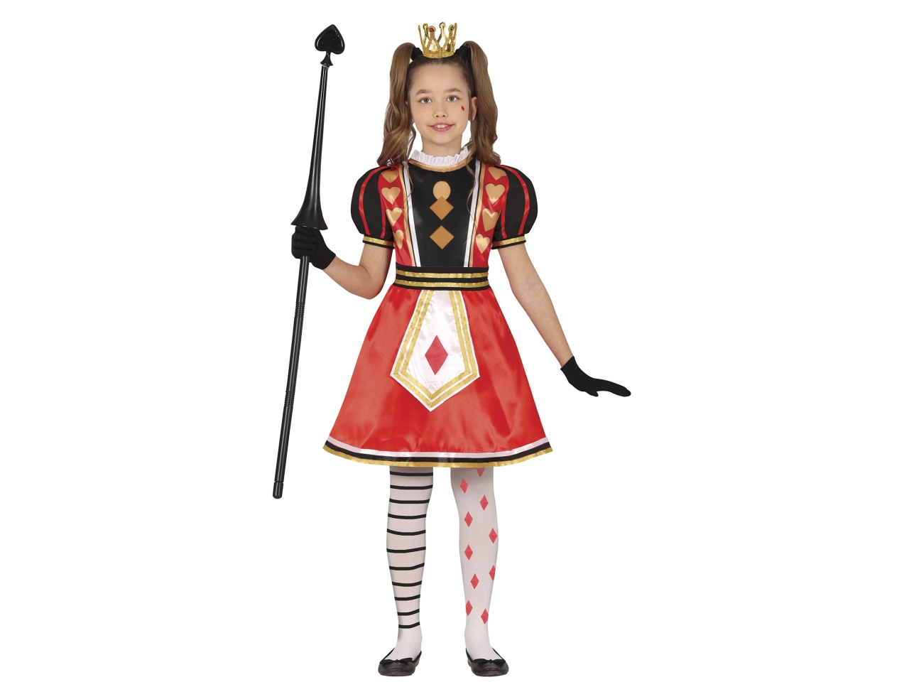 COSTUME REGINA DI QUADRI 5-6 ANNI 78465