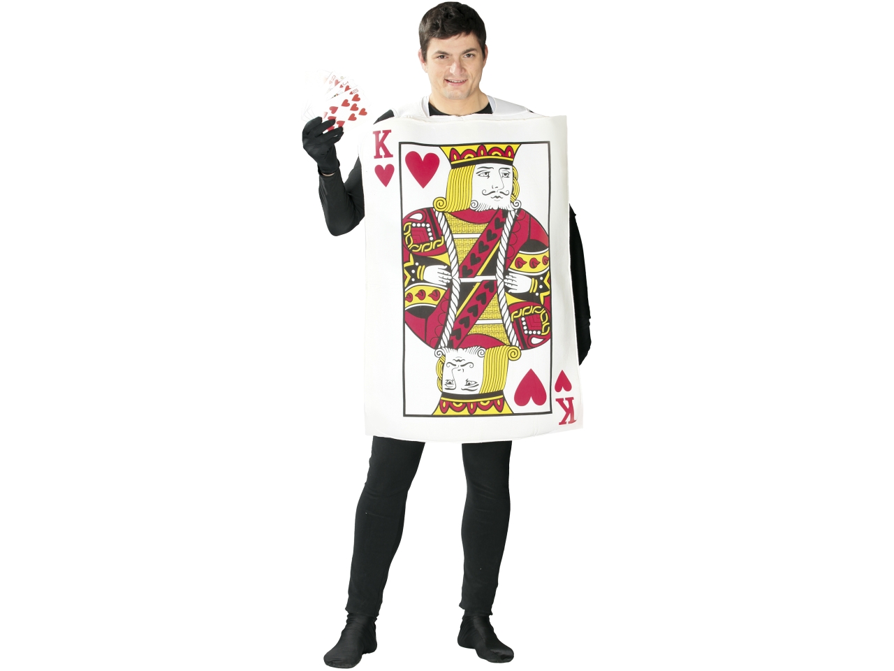 COSTUME ADULTO CARTA RE DI CUORI TG.L 52-54 80769
