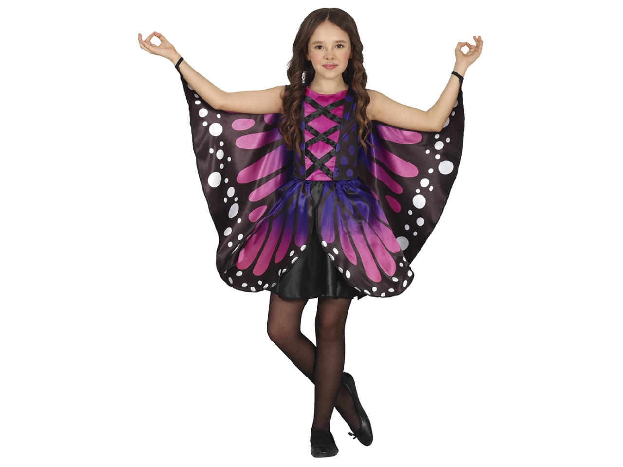 COSTUME FARFALLA VIOLA 7-9 ANNI 81146