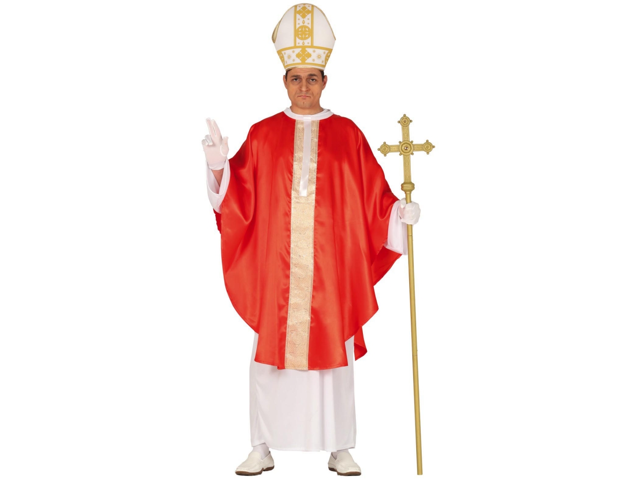 COSTUME ADULTO DA PAPA TG.52-54 88617