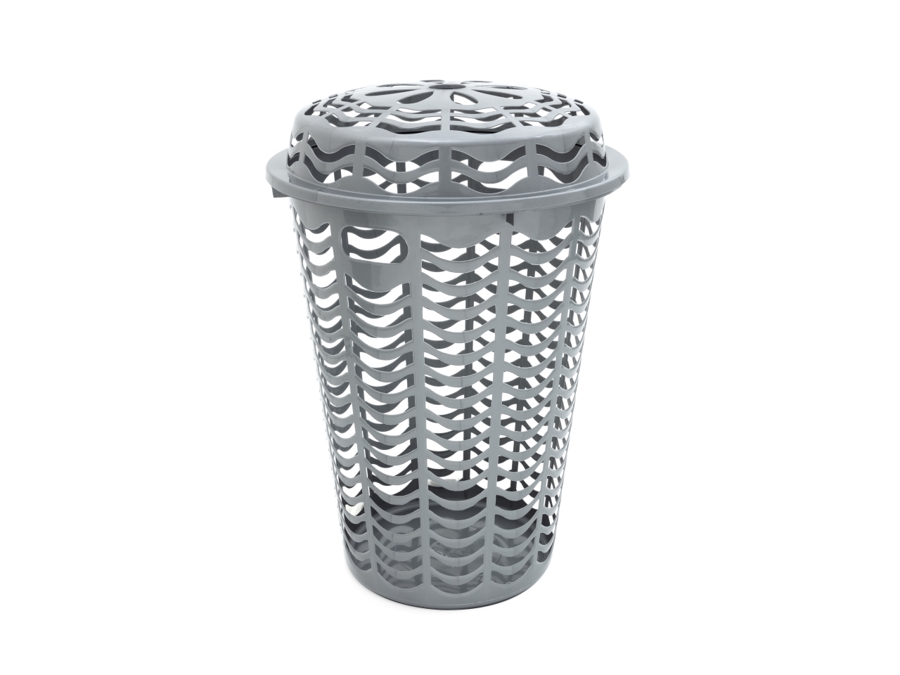 CESTONE MILLEUSI COPERCHIO 46XH.67CM SILVER 10464