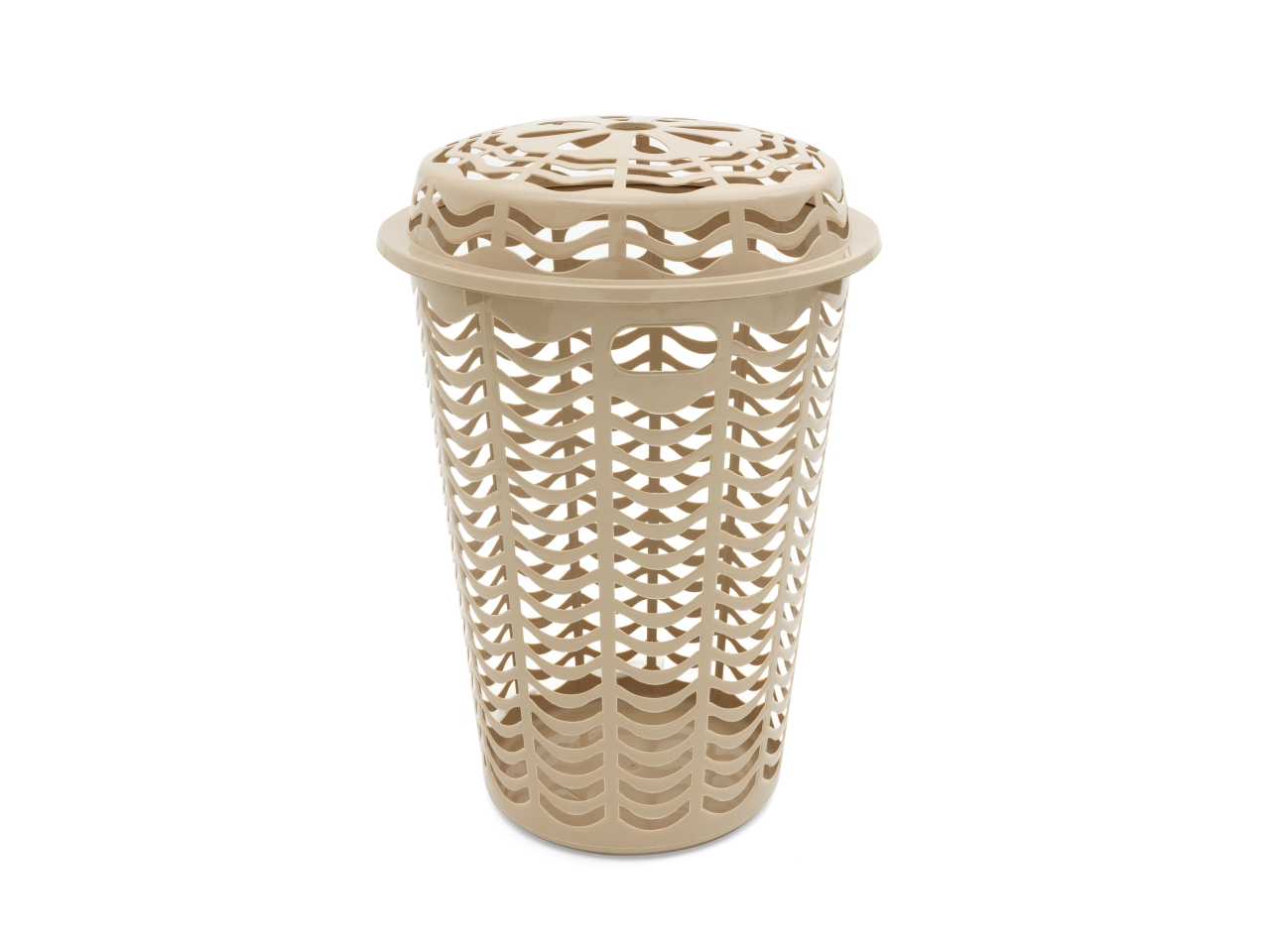 CESTONE MILLEUSI COPERCHIO 46XH.67CM TORTORA 16464