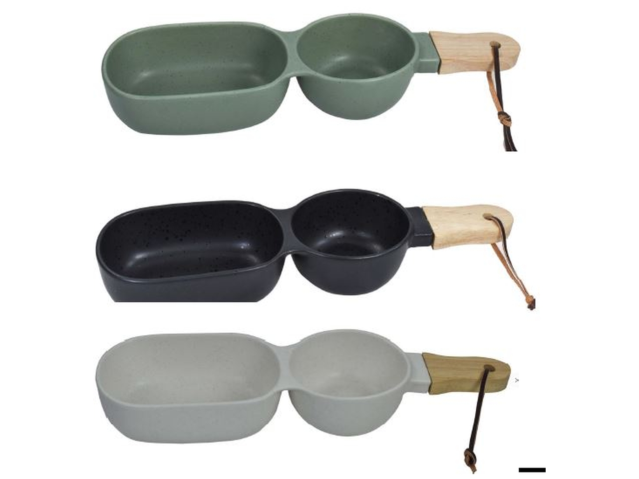 SET 2 CIOTOLE CERAM C/MANICO LEG. 34,5X9X5X5X5 CM